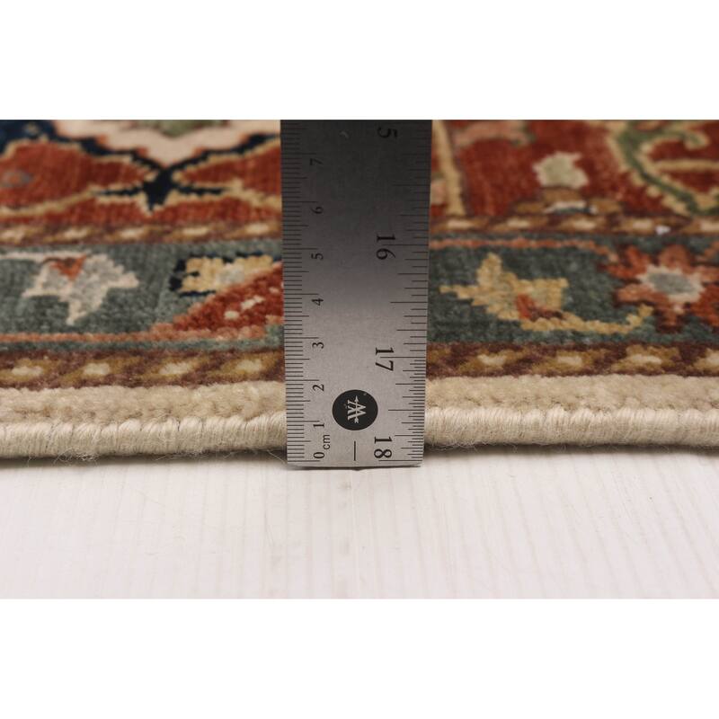 ECARPETGALLERY Hand-knotted Jules Sultane Ivory Wool Rug - 8'11 x 11'8