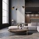 preview thumbnail 4 of 9, Modern Black Gold 3-Light Sputnik Chandeliers Metal Pendant Lights for Dining Room