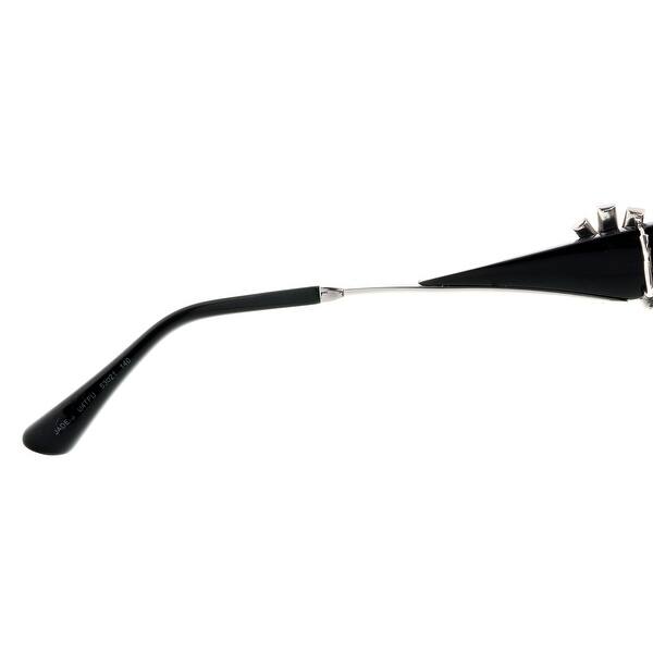 Shop Jimmy Choo Jade S 0u4t Black Cat Eye Sunglasses 53 21 140