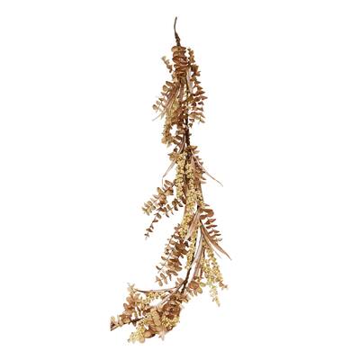 Fall Ombre Eucalyptus and Berry Garland - Brown