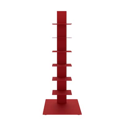 Sapiens Bookcase/Shelf/Shelving Tower in Red