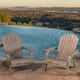 Hanlee Outdoor Rustic Acacia Wood Folding Adirondack Chair (Set of 2) by Christopher Knight Home - Grey