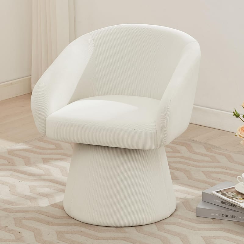 Christopher Knight Home - Calder Boucle Upholstered 360° Swivel Barrel Chair
