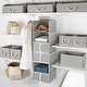 preview thumbnail 3 of 8, 6 Tiers Hanging Organizer with Drawers, Foldable Hanging Closet Shelves for Clothes, Shoe, Toys & Purse