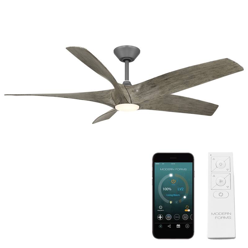 Zephyr Indoor or Outdoor 5-Blade 62in Smart Ceiling Fan - 62