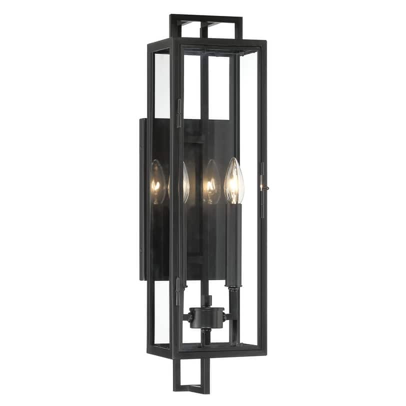 The Great Outdoors 73330 Knoll Road 2 Light 23" Tall Outdoor Wall