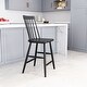 preview thumbnail 8 of 7, Bury Counter Chair (Set of 2) Black - N/A