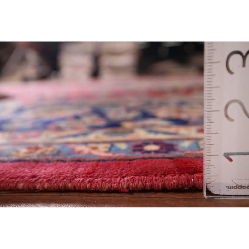 Traditional Najafabad Large Vintage Persian Rug Handmade Wool Carpet - 9'6" x 14'4"