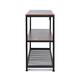 Multifunction Kitchen Island with Undershelves and Side Hooks