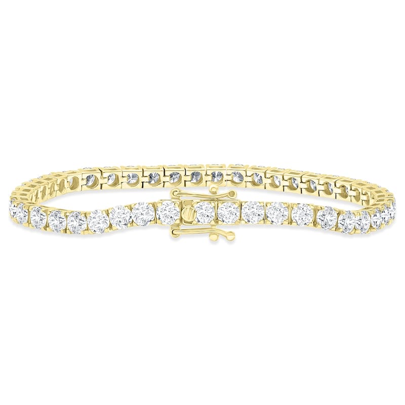 Marquee 10 Carat TW Diamond Tennis Bracelet in 14K Yellow Gold