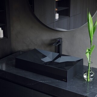 Karran Diamond Quartz 28 inch Bathroom Vessel Sink