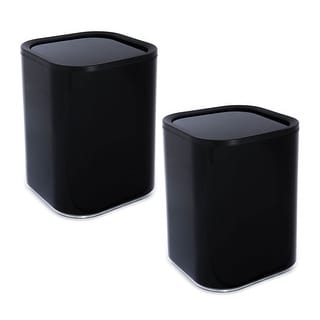 Bath Bliss 2 Pack 8L Acrylic Waste Bin - Bed Bath & Beyond - 36499729