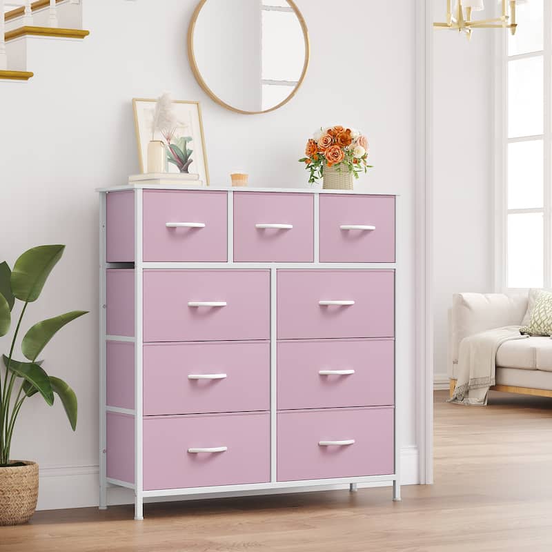 Modern 9-drawer Bedroom Dresser Storage Tower