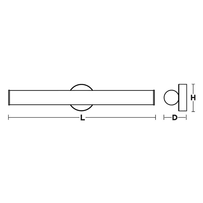 AFX LIAV3604LAJUD Leia 37" Wide LED Bath Bar
