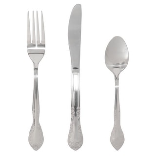 3 Piece Stainless Steel Flatware Set - Bed Bath &amp; Beyond - 40301196