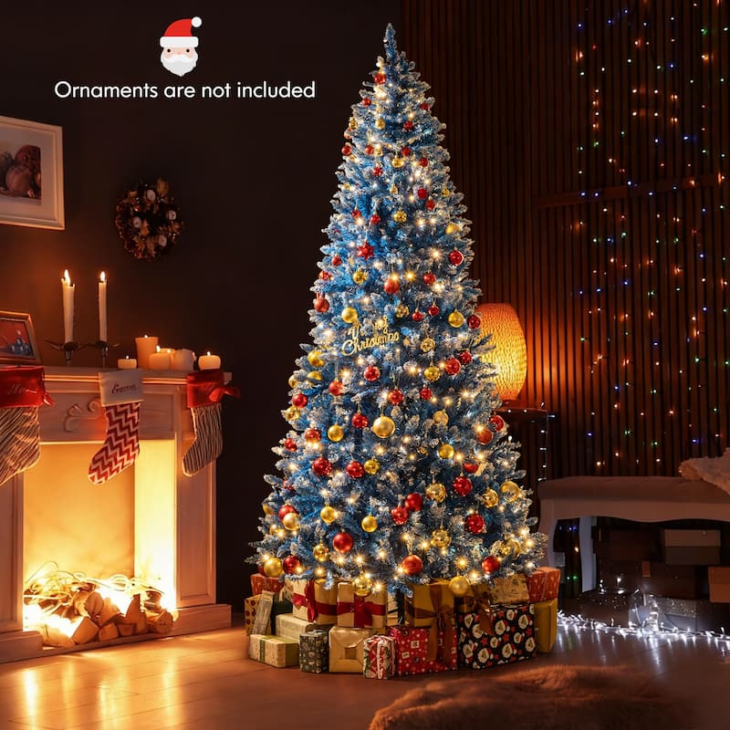 Costway 6/7/8/9 FT Artificial Christmas Tree, with 270/340/420/520 - See Details