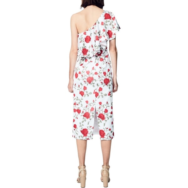 fame and partners floral dress