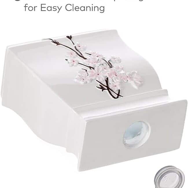 Creative Scents Vanda White Bathroom Accessories Set of 4