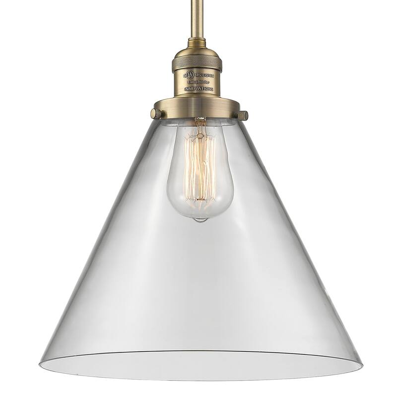 Innovations Lighting Large Cone Single Light 8" Wide Mini Pendant with