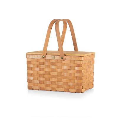 Picnic Time Poppy Personal Picnic Basket, (Beige)