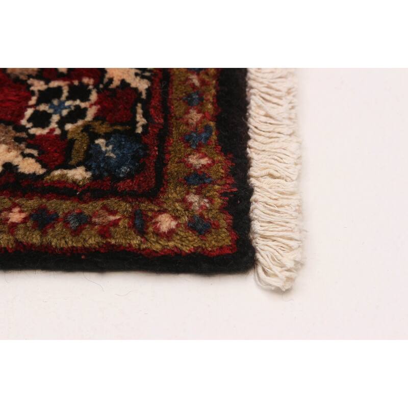 ECARPETGALLERY Hand-knotted Andelz Navy Wool Rug - 3'10 x 10'11