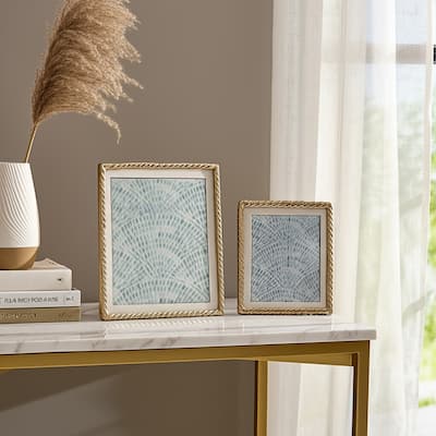Metal Wood Picture Frame Modern Decorative Textured Design Home Decor