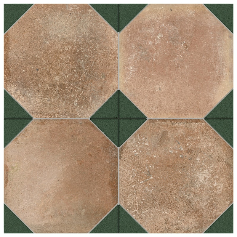 Merola Tile Kings Nonna Spruce 17-7/8" x 17-7/8" Porcelain Floor and Wall Tile