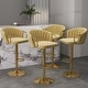 preview thumbnail 24 of 42, Modern Swivel Counter Height Bar Stools Adjustable Counter Stool With Backs