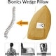 preview thumbnail 5 of 7, WOWMAX Reading Pillow Wedge Bed Rest Sofa Chair Back Uplift Cushion
