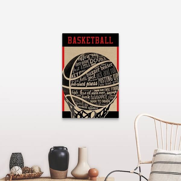 Shop Basketball Canvas Wall Art Overstock 25492299