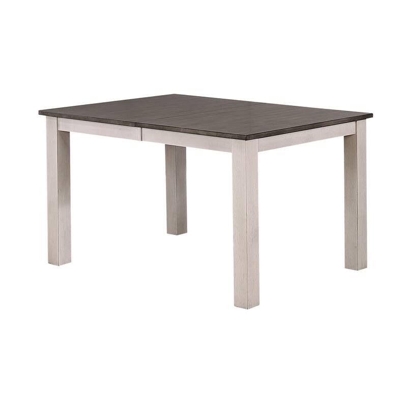 Parsons Ash & Stormy White Transitional Ladderback 7-Piece Dining Set