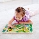 preview thumbnail 3 of 3, Hape Jungle Magnetic Maze Toy - Wooden Bead Maze for Kids