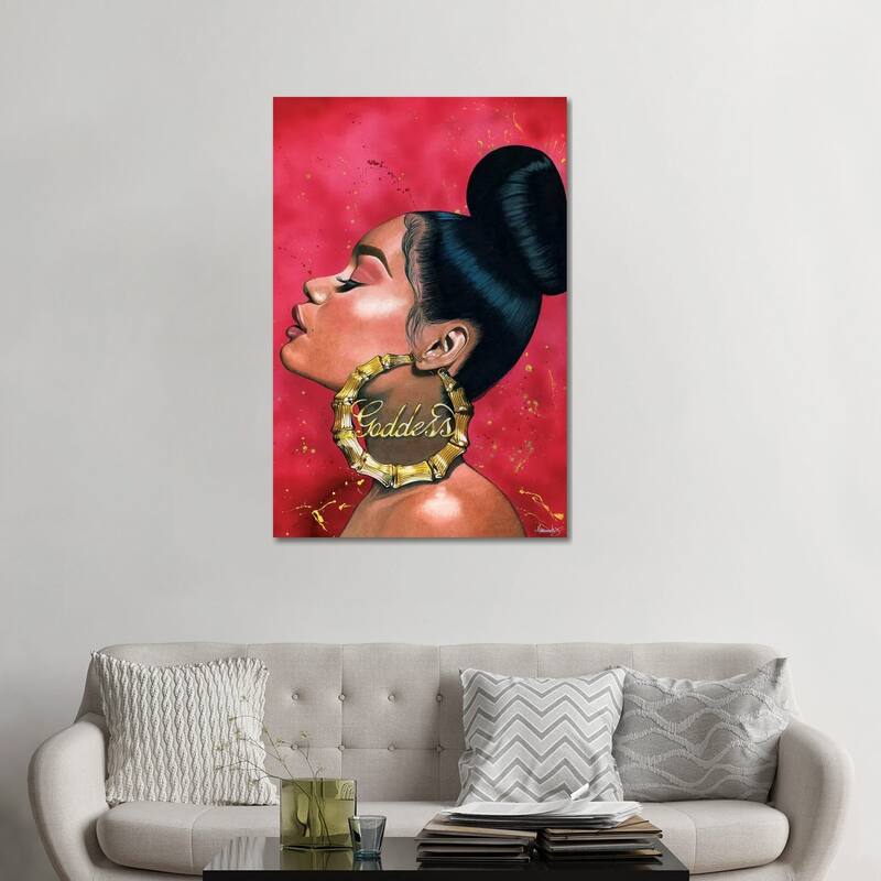 iCanvas "Goddess" by Manasseh Johnson Canvas Print - 48x32x1.5