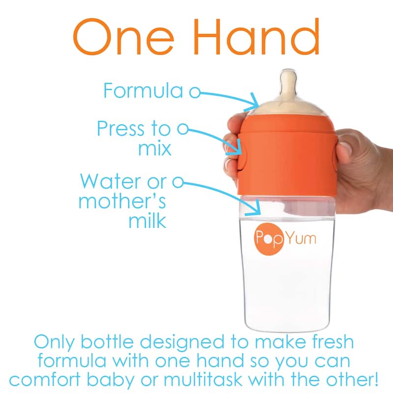 PopYum 9 oz Anti-Colic Formula Making Baby Bottle