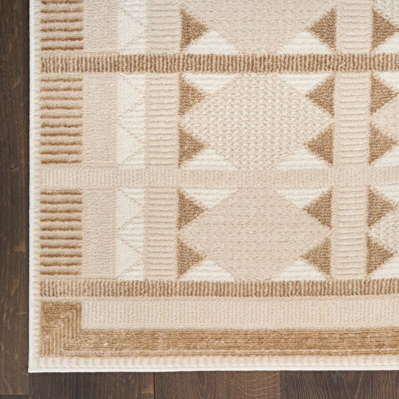 Nourison Nordic Indoor only Geometric Area Rug