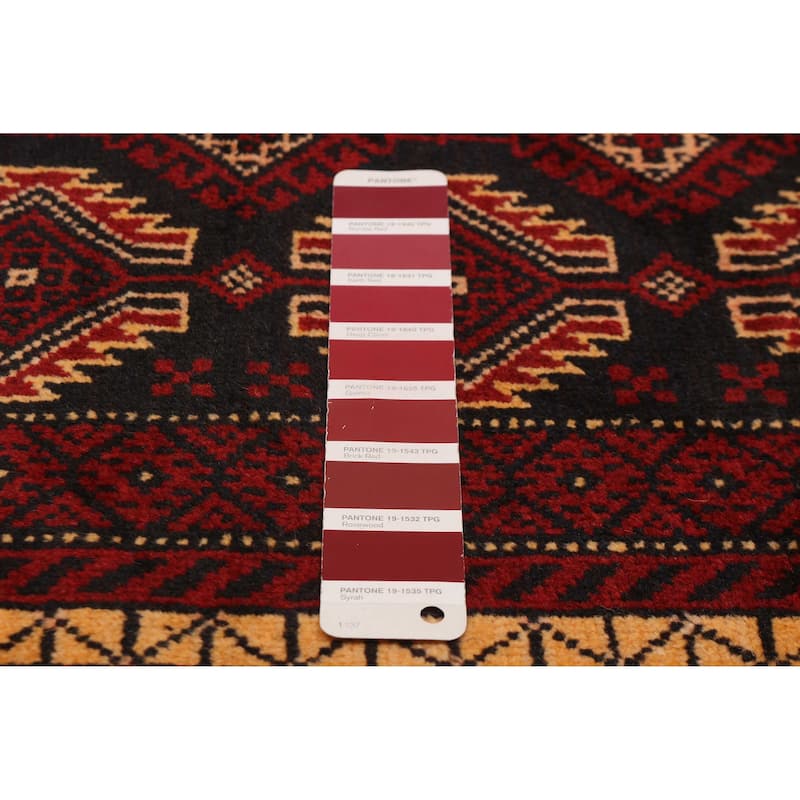Teimani Red Rug 3'10" x 6'7" - 3'10 x 6'7