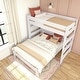 preview thumbnail 27 of 26, Max and Lily Farmhouse Twin over Queen L Shaped Bunk Bed