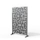 preview thumbnail 34 of 166, Outdoor Privacy Screen with Stand for Patio Garden Metal Fence