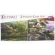 preview thumbnail 1 of 2, Set of 2 Keepsakes 1000 Piece Jigsaw Puzzles | Colorful Cottages