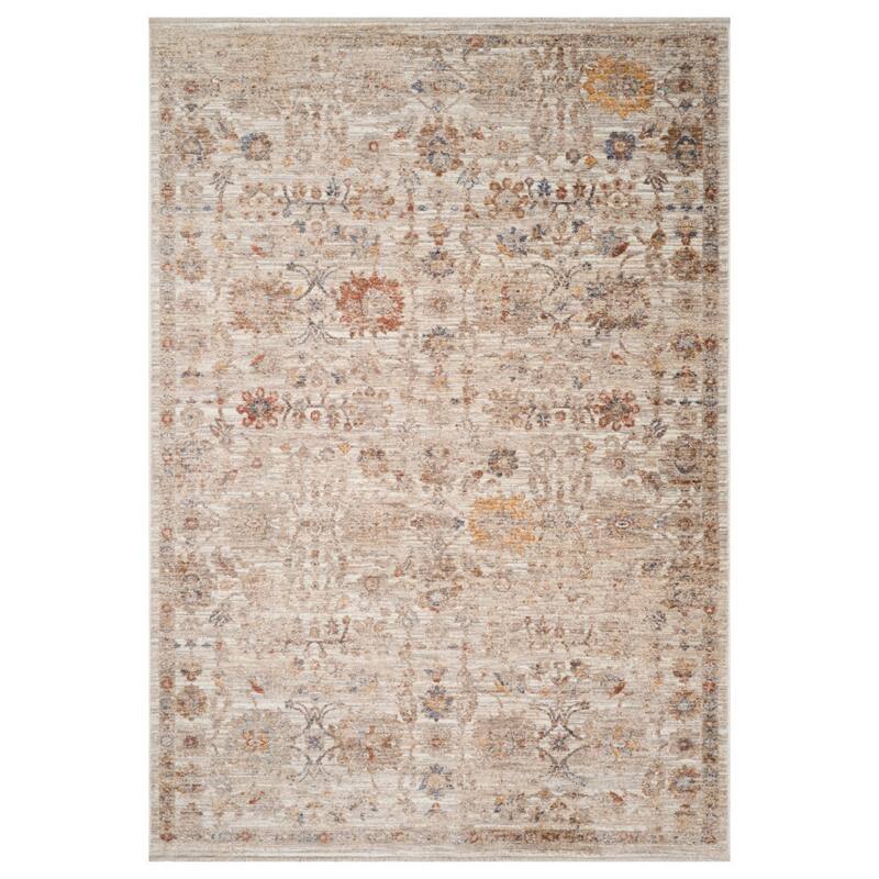 HomeRoots Floral Medallion Traditional Rectangle Area Rug