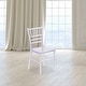preview thumbnail 5 of 38, Kids Resin Stacking Chiavari Chairs for Formal Events (Set of 10) Clear