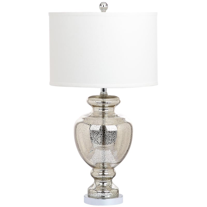 SAFAVIEH Lighting 28-inch Morocco Mercury Glass Table Lamp (Set of 2) - 15"x15"x28"