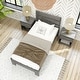 preview thumbnail 13 of 12, Max and Lily Farmhouse Twin Bed with Plank Headboard