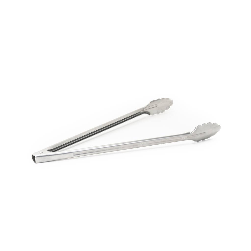Adcraft Commercial Extra Heavy Utility Tongs in Stainless Steel