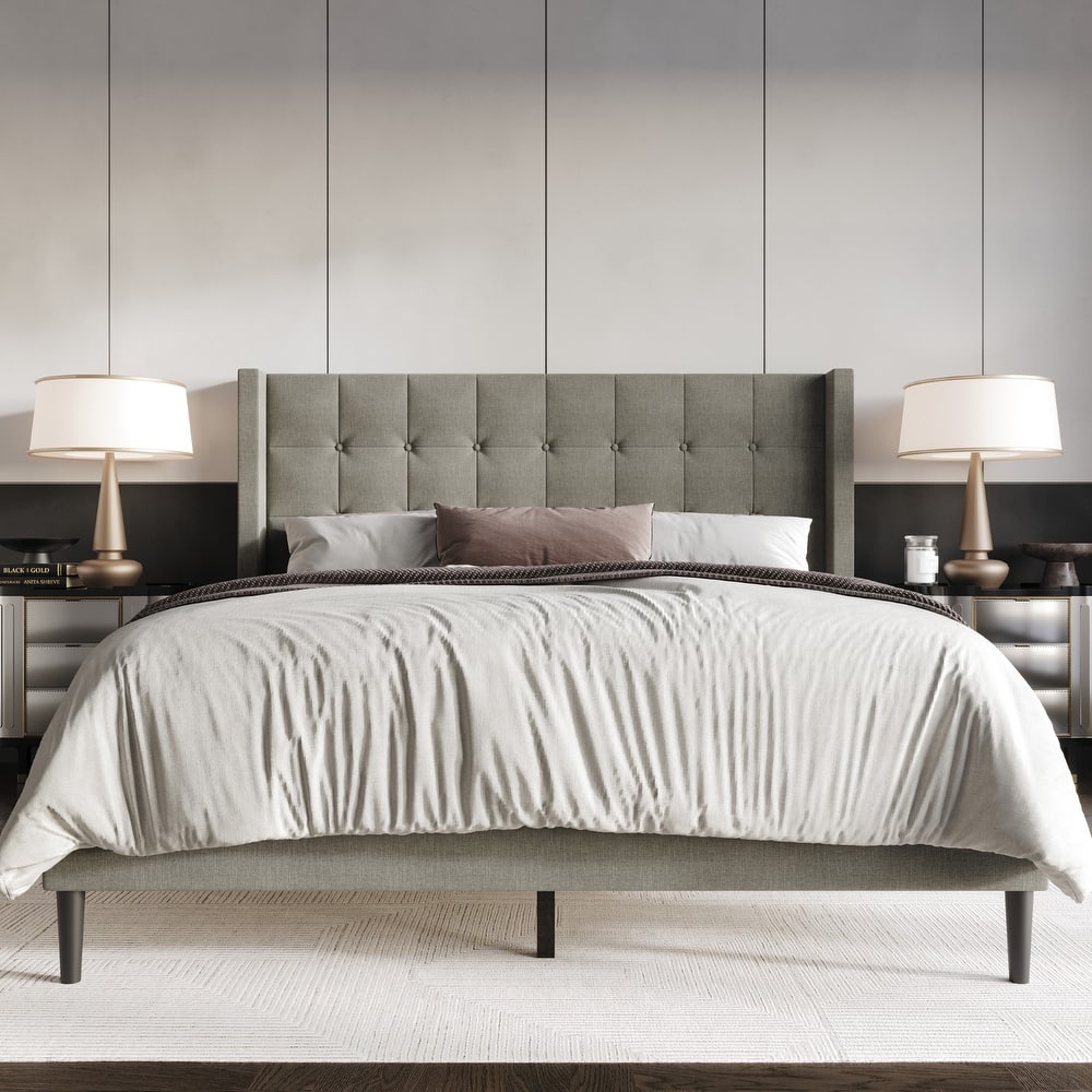 Danville Tufted Upholstered Platform Bed