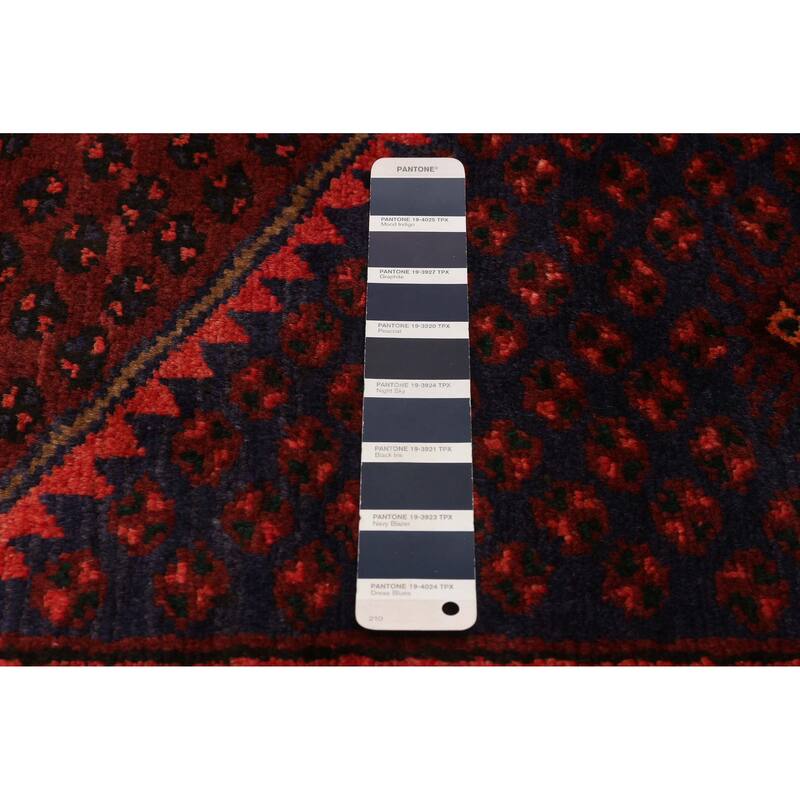 ECARPETGALLERY Hand-knotted Anadol Navy Wool Rug - 3'11 x 7'3