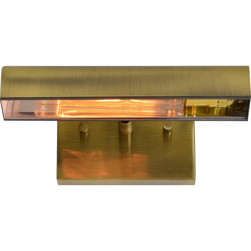 Renwil Yorker 4.5" Length Wall Sconce, Antique Brass - Antique Brass