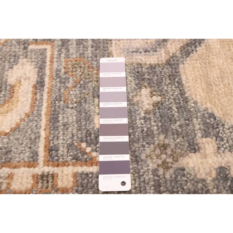 ECARPETGALLERY Hand-knotted Jules Serapi Dark Grey Wool Rug - 9'0 x 11'10