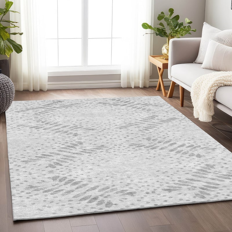 Premium Washable Super Soft Modern Brinley Mayfield Rug