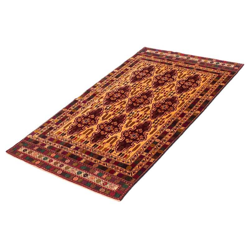 Teimani Beige Rug 3'8" x 6'10" - 3'8 x 6'10